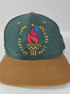 Vintage 1996 Atlanta Olympics Logo 7 Snapback Hat